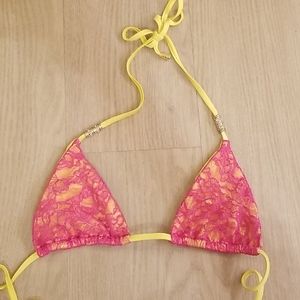Beach bunny embellished bikini top